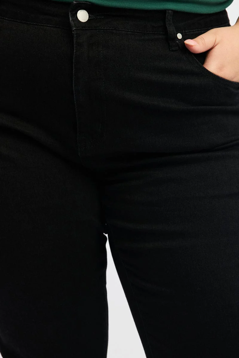 Black Mom Jeans High Rise - Image 5