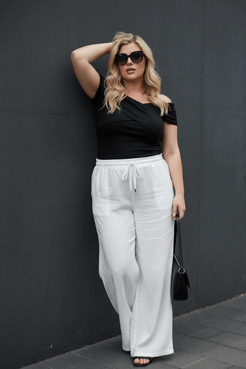 Black Off Shoulder Jersey Top Short Sleeve