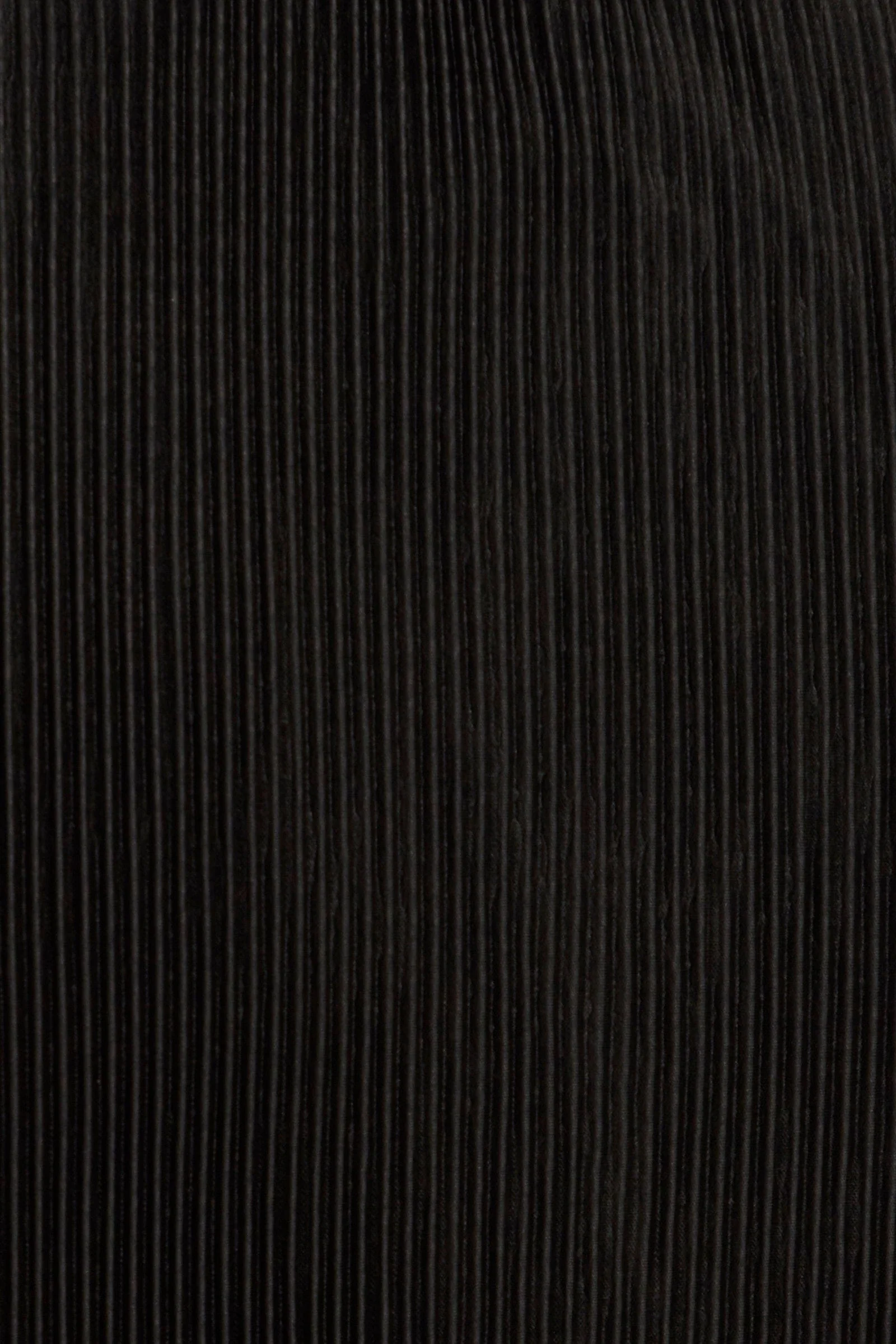 Black Plisse Shirt Long Sleeve V-neck Button Up - Image 6