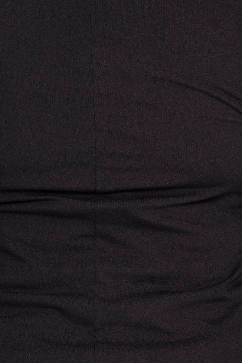 Black Plus Cold Shoulder Bell Sleeve Top - Image 6