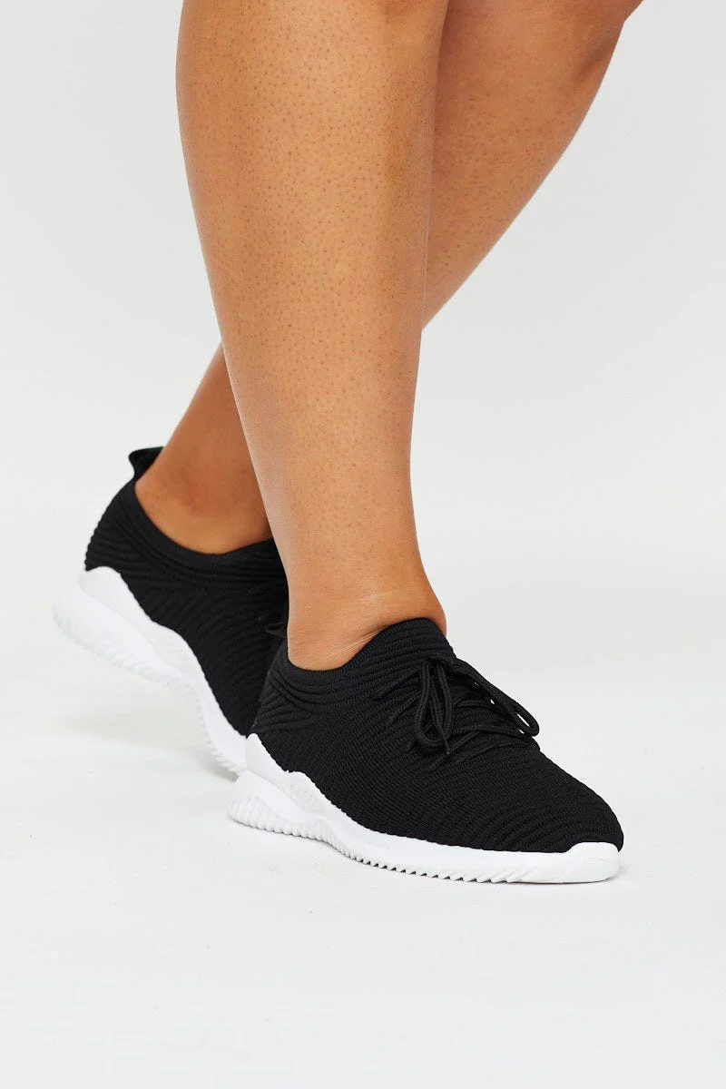 Black Plus X- Trainer Sneaker