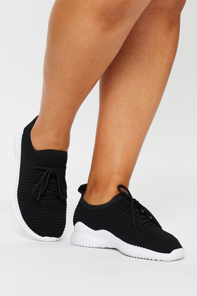 Black Plus X- Trainer Sneaker - Image 2