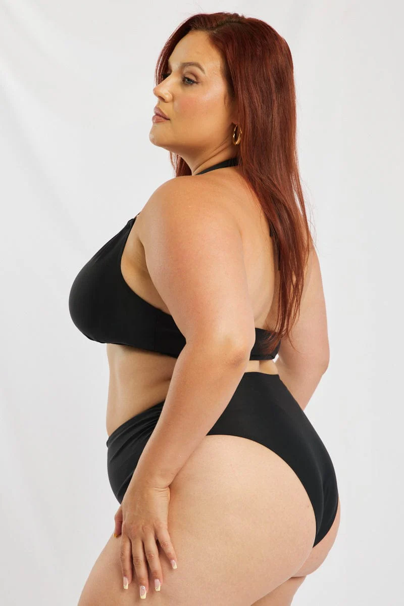 Black Ring Detail Bikini Set - Image 3