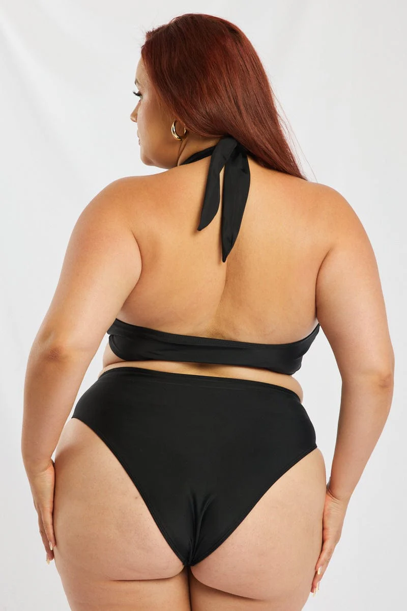 Black Ring Detail Bikini Set - Image 4