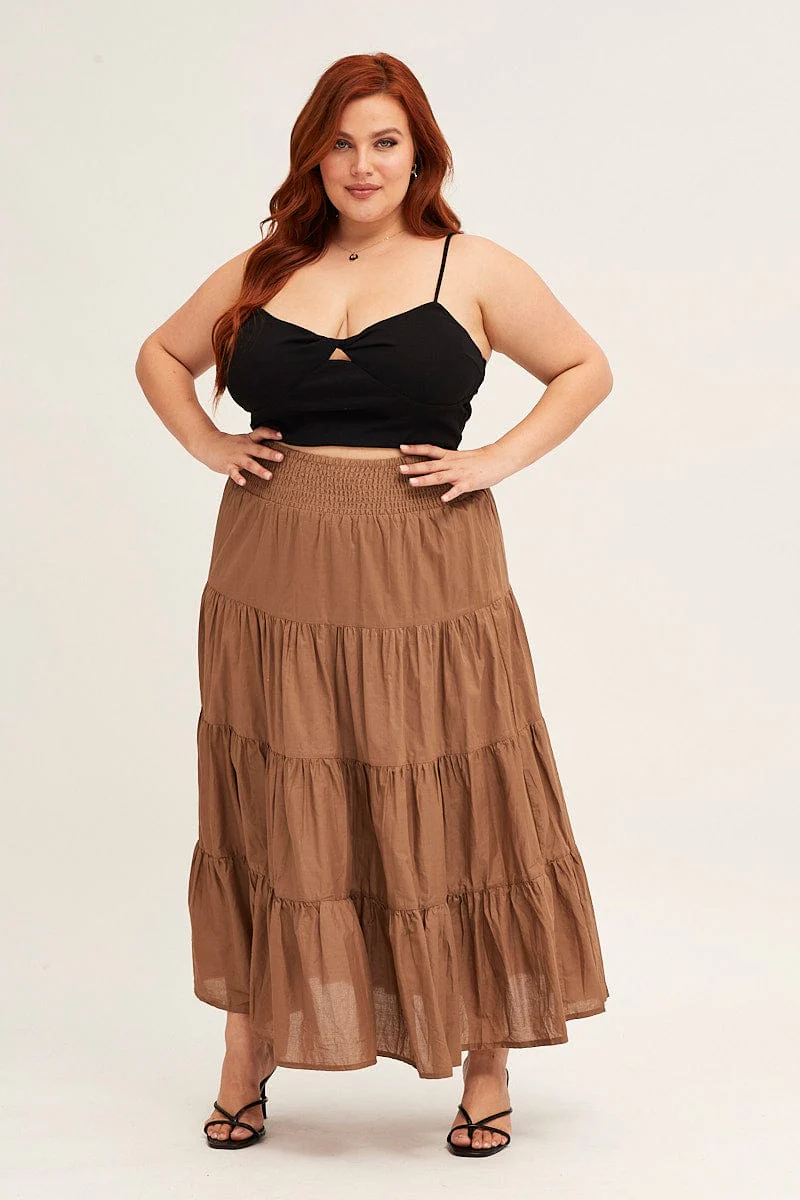 Black Shoestring Strap Rib Jersey Twist Crop Top - Image 2