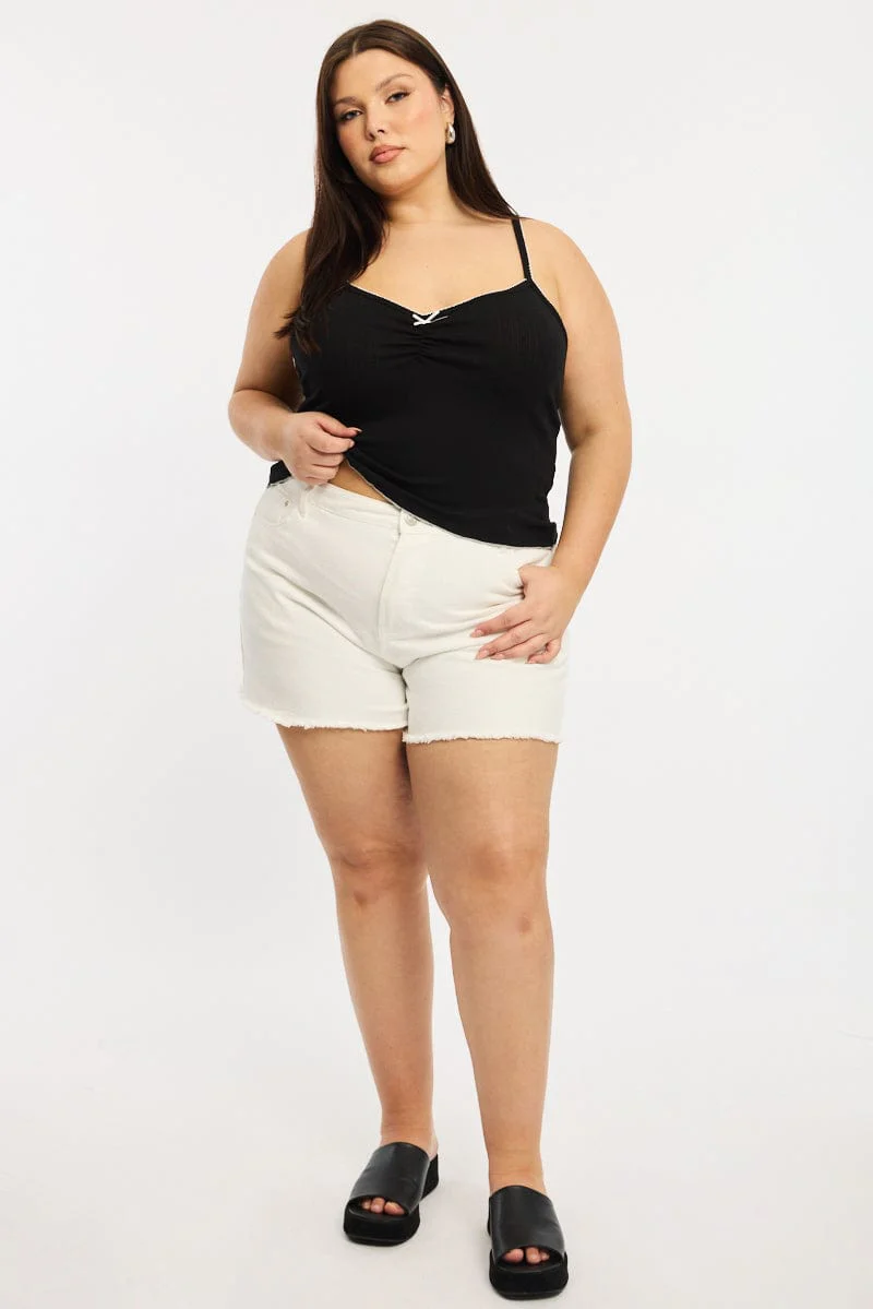 Black Singlet Top - Image 2