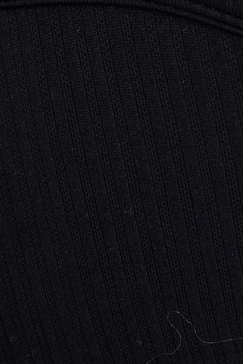 Black Singlet Top Seamless - Image 6