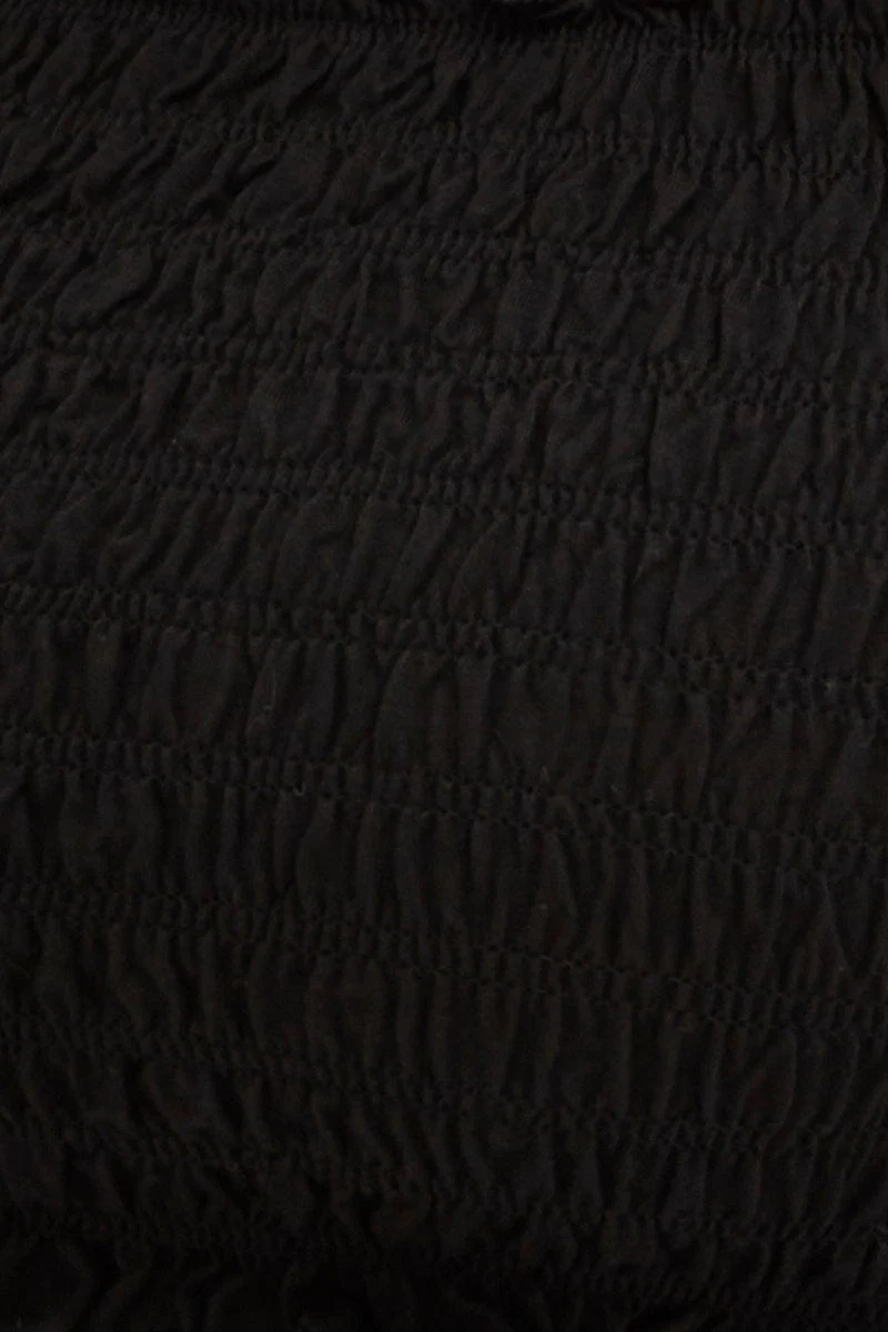 Black Singlet Top Square Neck - Image 6