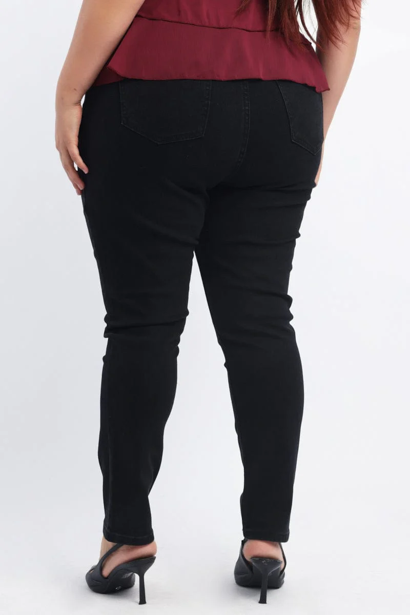 Black Skinny Jean High Rise - Image 4