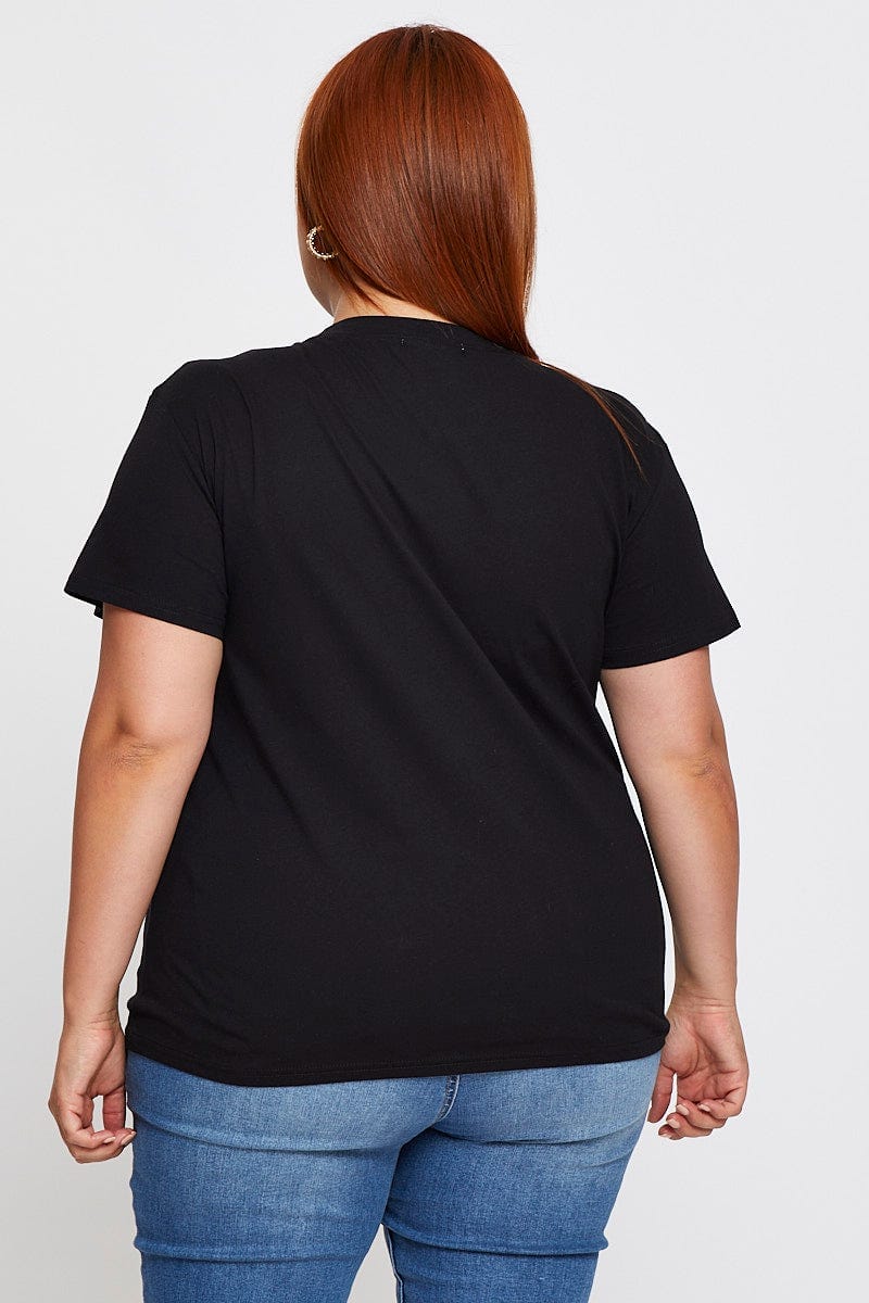Black Sleeve T-shirt San Francisco Embroidered Short - Image 5