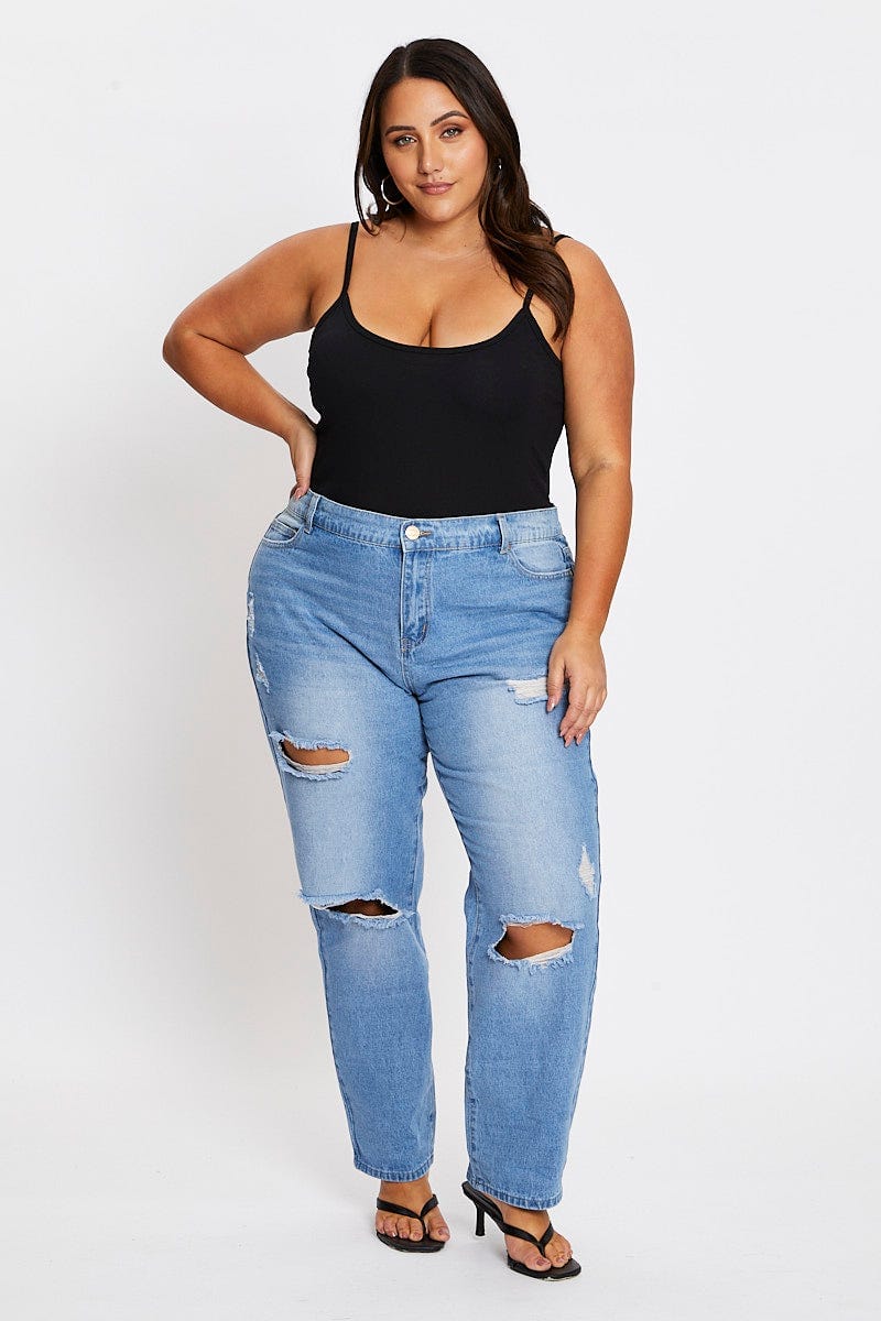 Black Sleeveless Black Strappy Bodysuit - Image 3