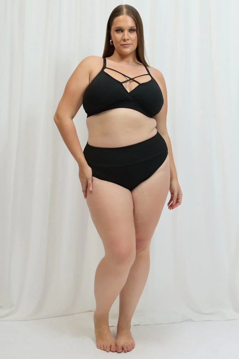Black Strappy Bikini Set - Image 2