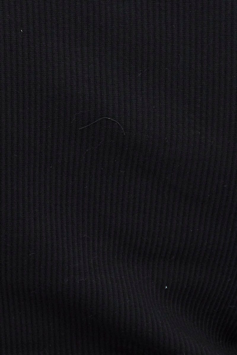 Black Tank Top Sleeveless Crew Neck - Image 6