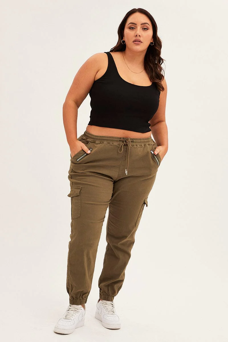 Black Tank Top Sleeveless Round Neck - Image 2