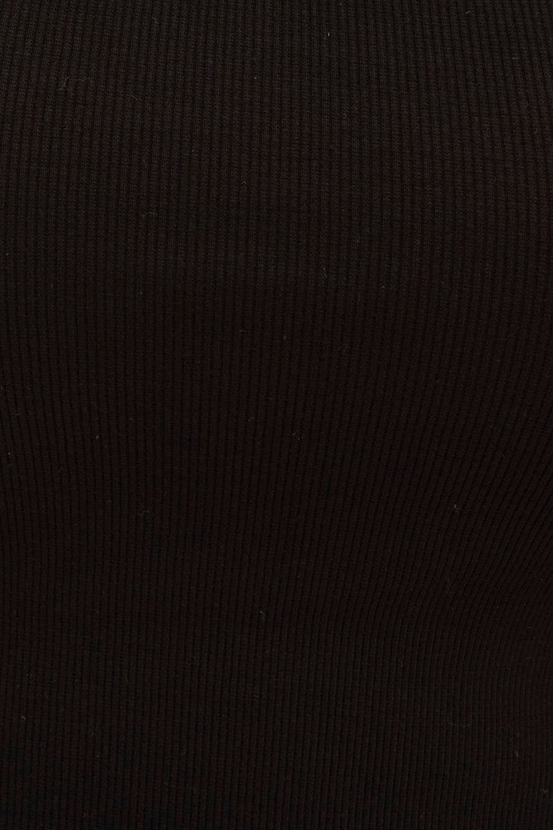 Black Tank Top Sleeveless Round Neck - Image 6