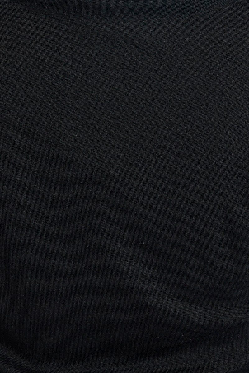 Black Top Cowl Neck Long Sleeve Supersoft - Image 6