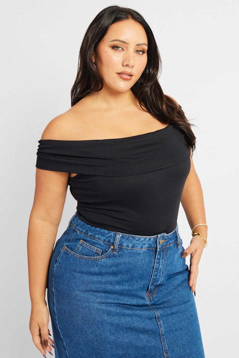 Black Top Off The Shoulder - Image 3
