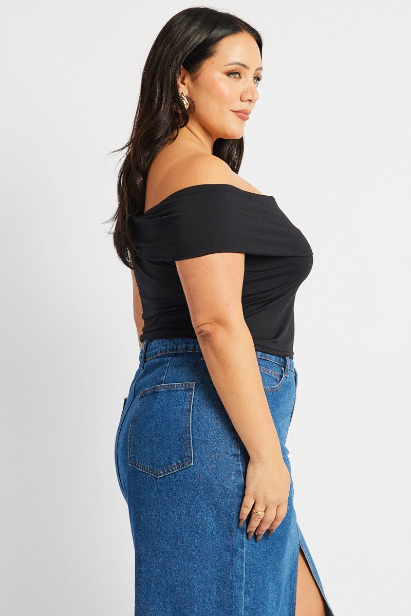 Black Top Off The Shoulder - Image 4