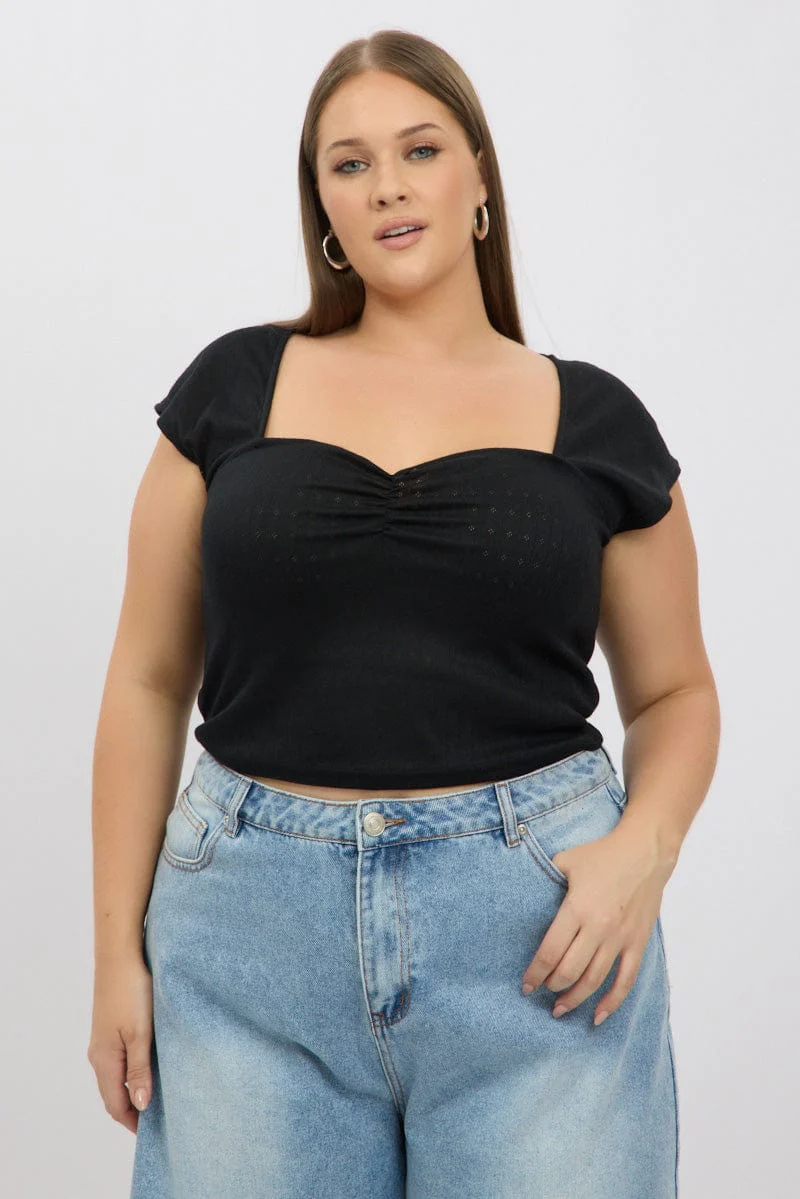 Black Top Short Sleeve