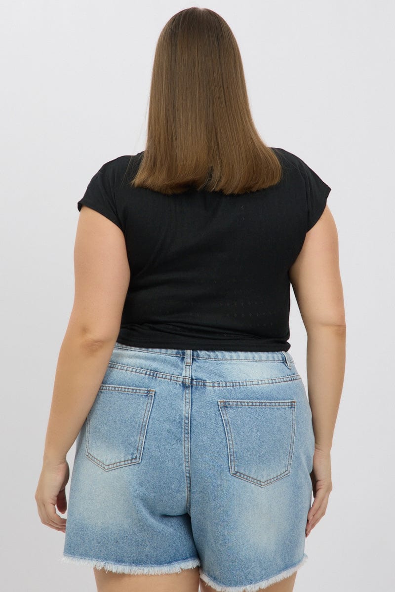 Black Top Short Sleeve - Image 5