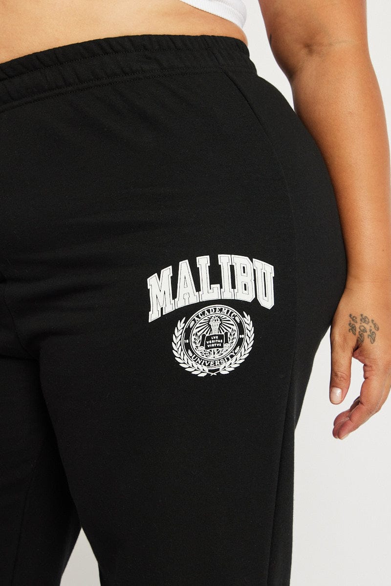 Black Track Pants Wide Leg - Image 6