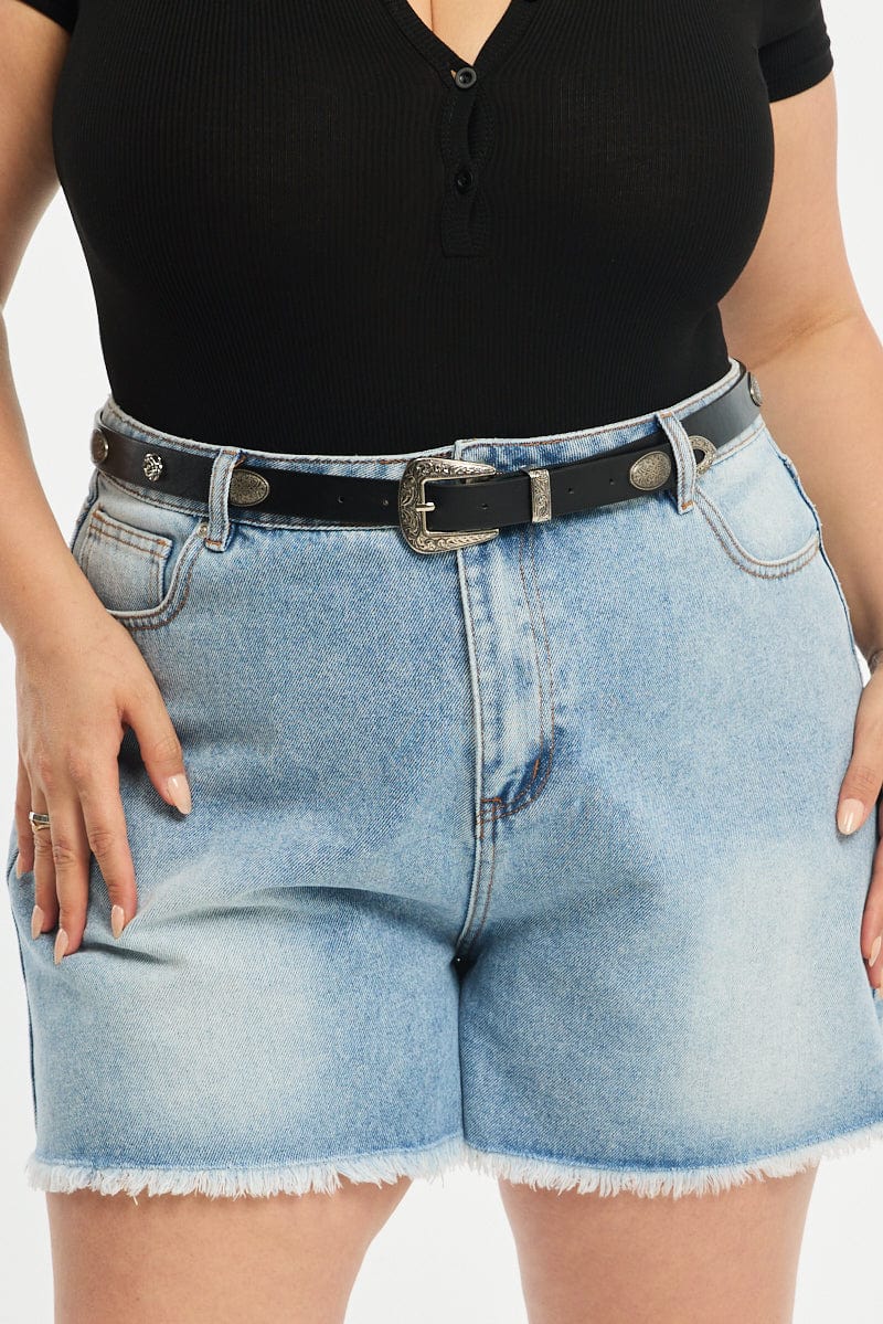 Black Western Belt - Image 2
