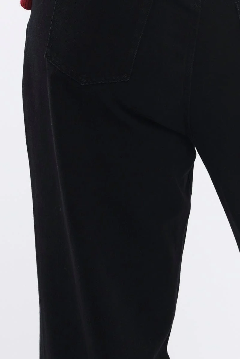 Black Wide Leg Jean - Image 6