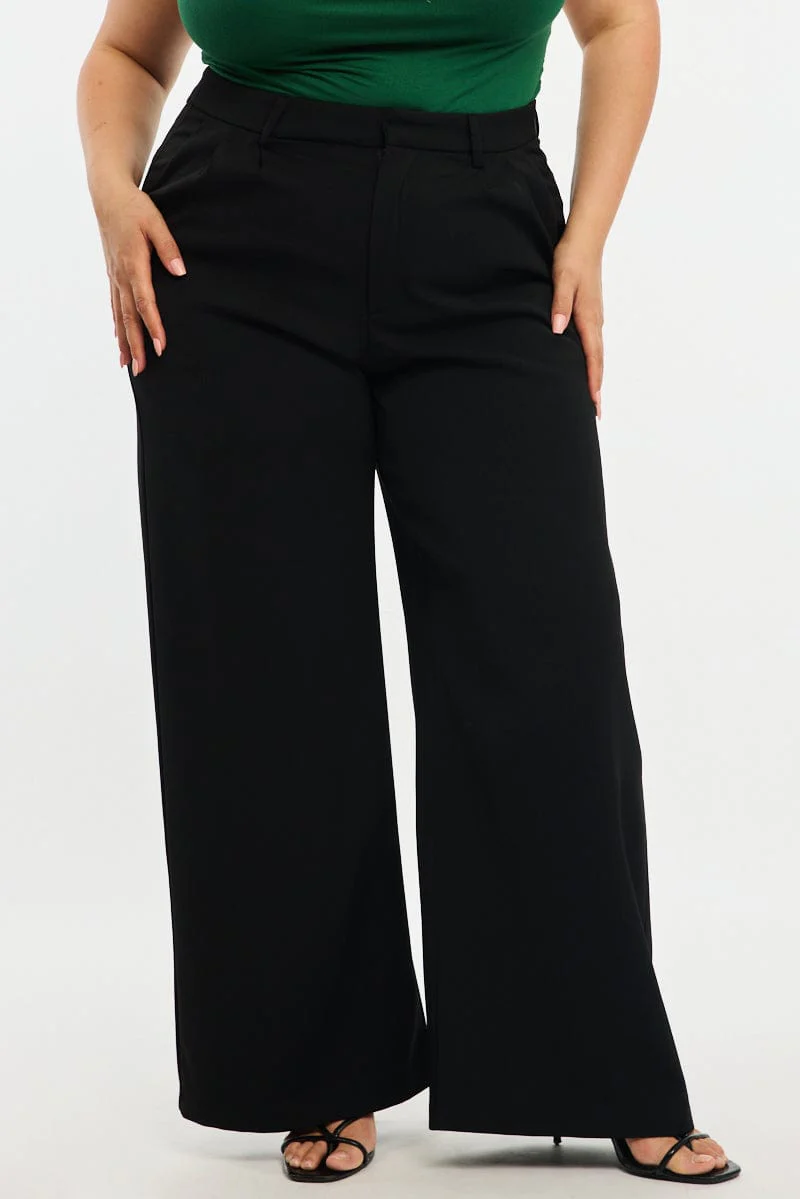 Black Work Pants - Image 2