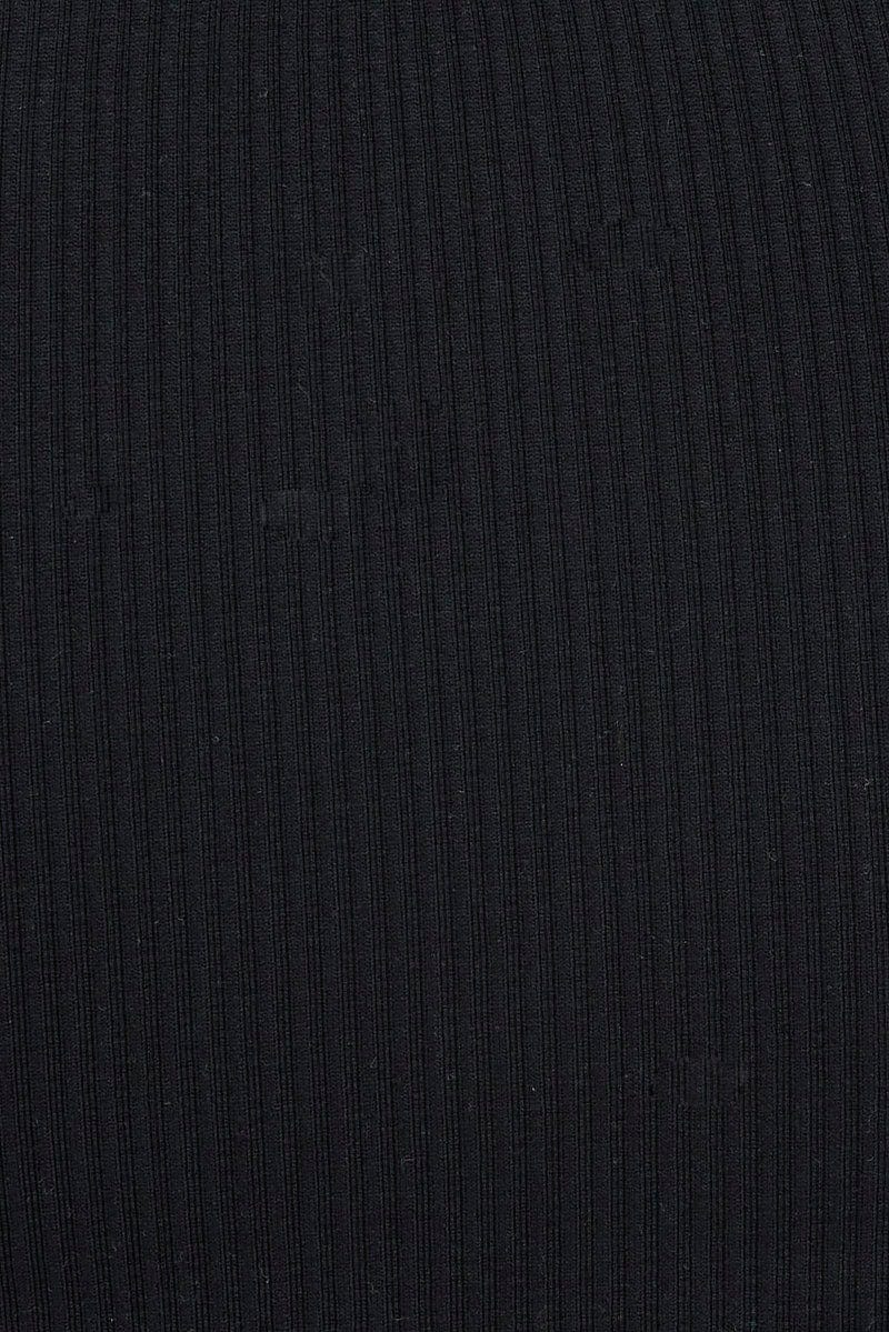 Black Zip Up Top Long Sleeve Seamless - Image 6