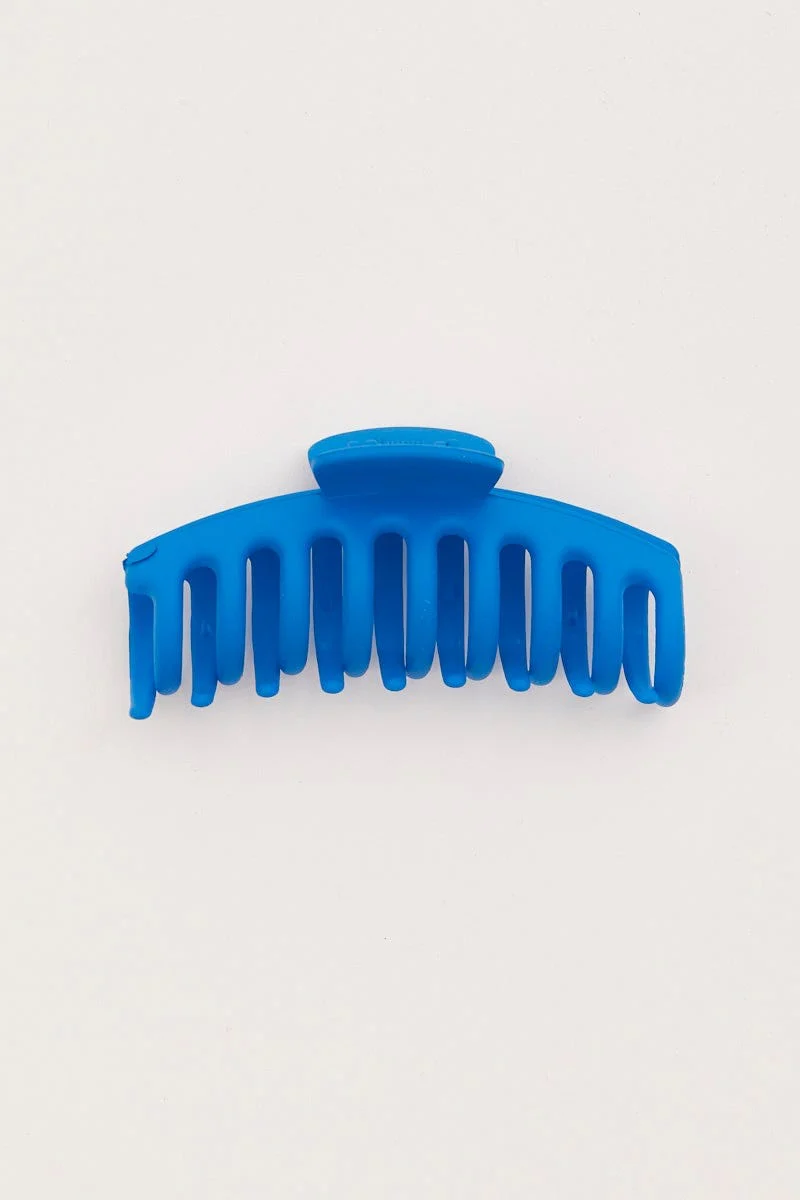 Blue Classic Claw Clip