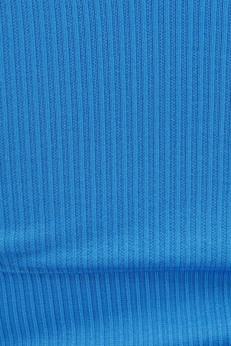Blue Crop Tank Top Seamless - Image 6