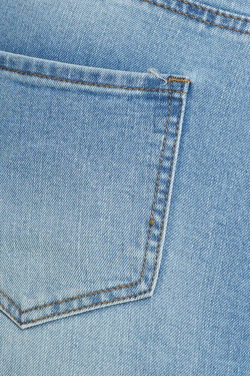 Blue Denim Jean High Rise Skinny - Image 6