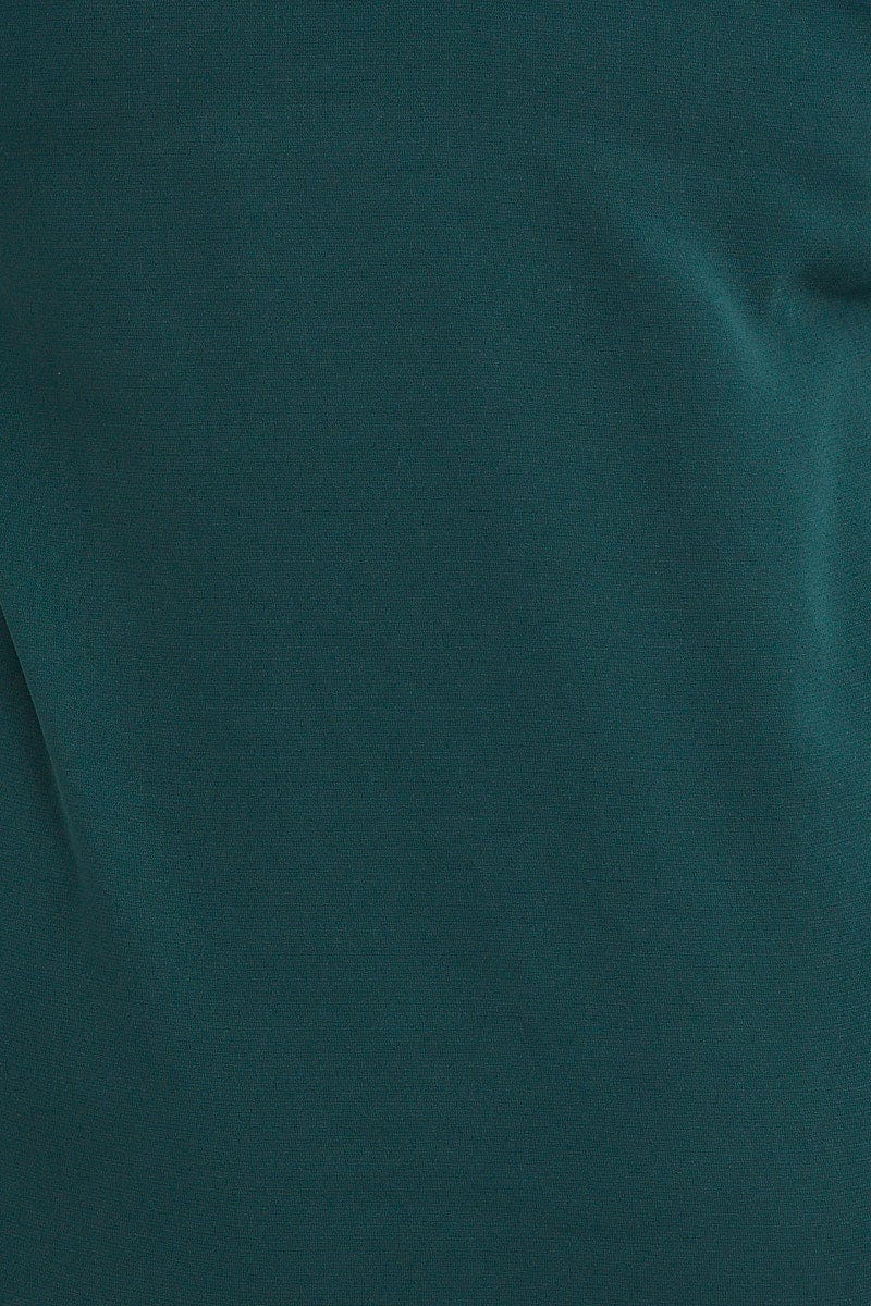 Blue Green Button Front Singlet Top - Image 6