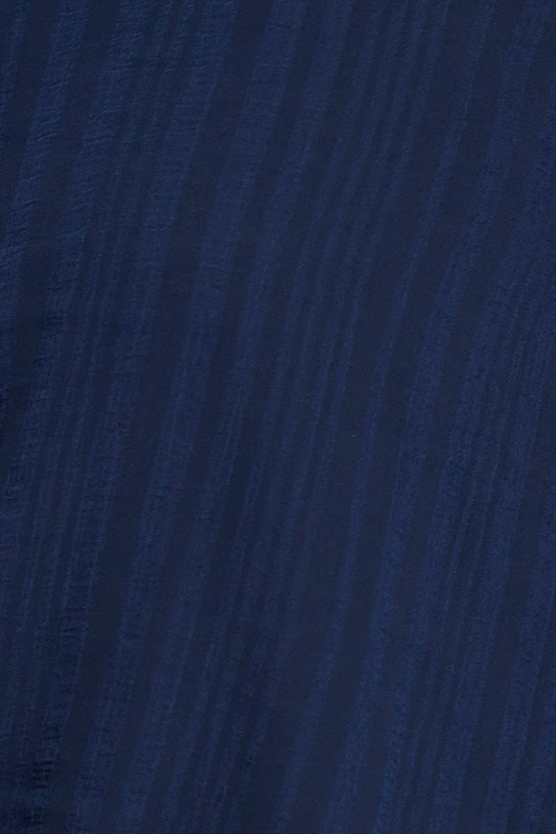 Blue Marl Long Sleeve V-neck Bodysuit - Image 6