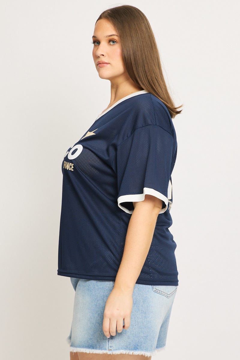 Blue Monaco Sport Tee Short Sleeve - Image 3