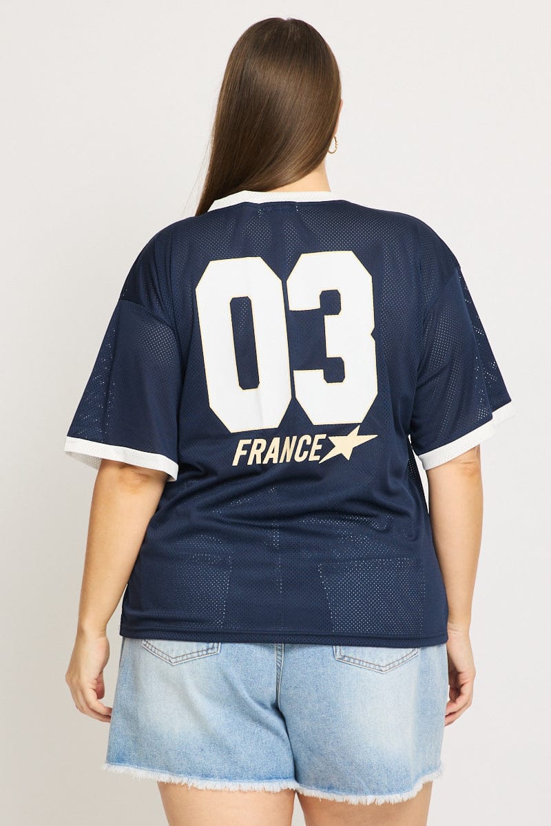 Blue Monaco Sport Tee Short Sleeve - Image 4
