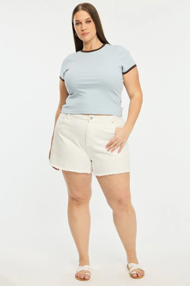 Blue Ringer Tee Short Sleeve - Image 2