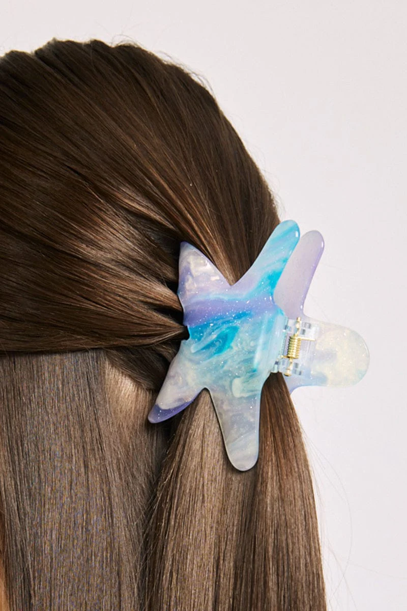 Blue Starfish Claw Clip - Image 2