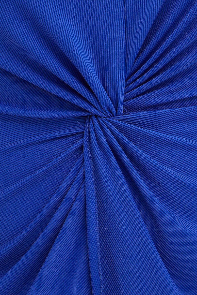 Blue Twist Top Short Sleeve - Image 6