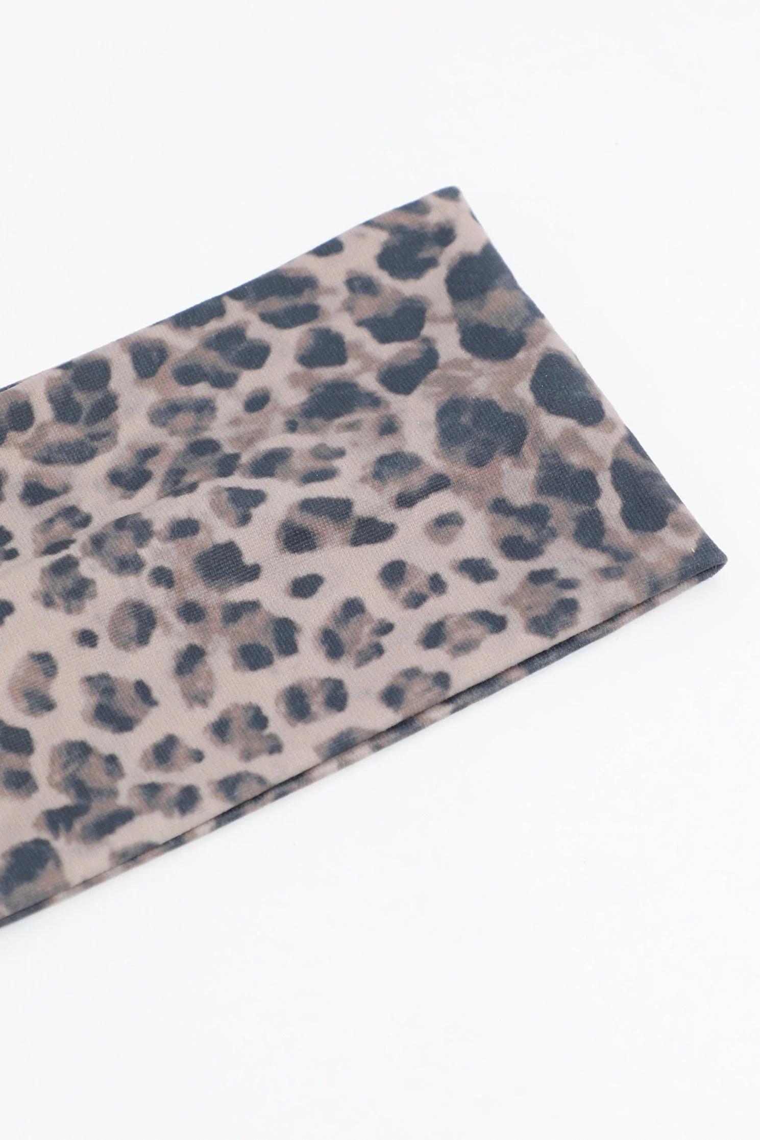 Brown Animal Print Leopard Print Supersoft Headband - Image 2