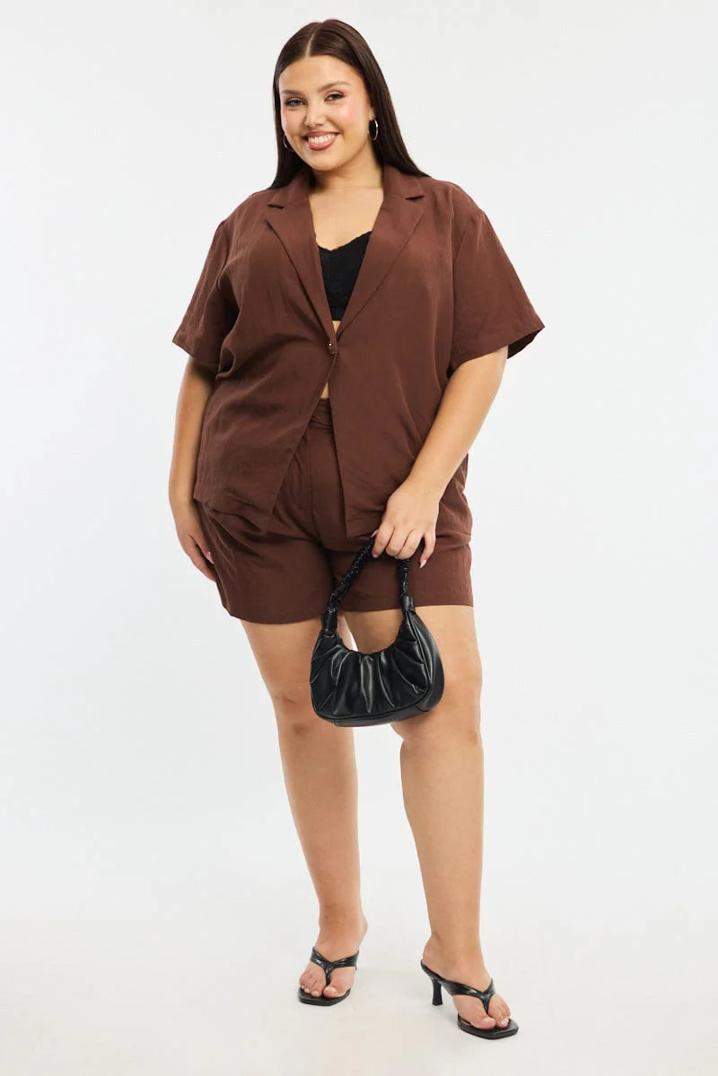 Brown Bermuda Shorts - Image 4