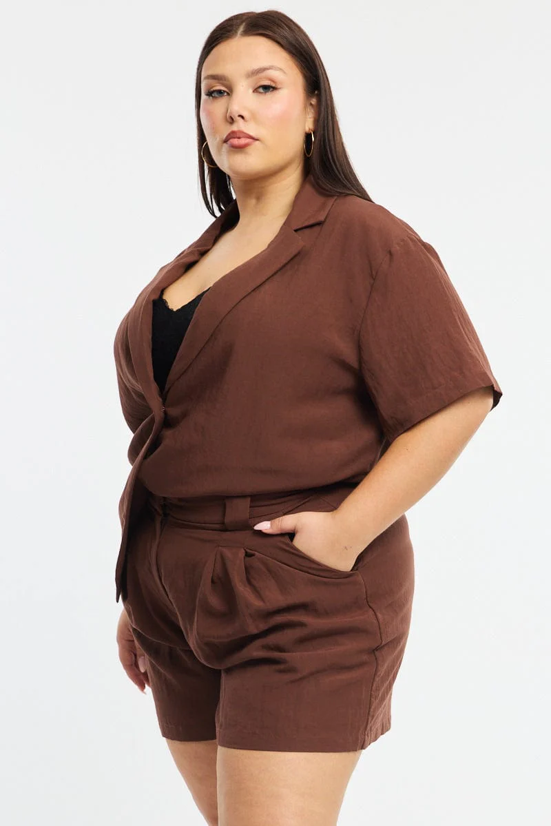 Brown Bermuda Shorts - Image 5