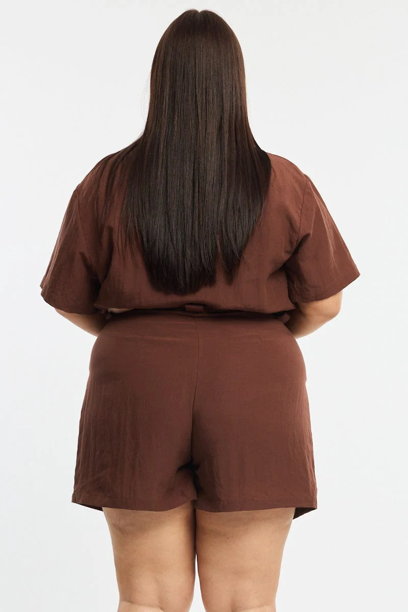 Brown Bermuda Shorts - Image 6