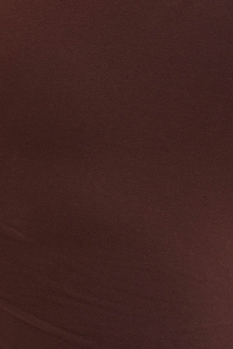 Brown Bike Shorts Cotton - Image 6
