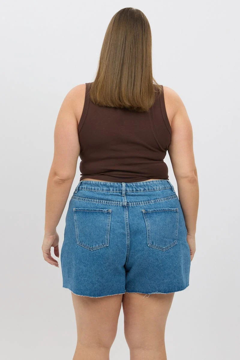 Brown Button tank Top - Image 5