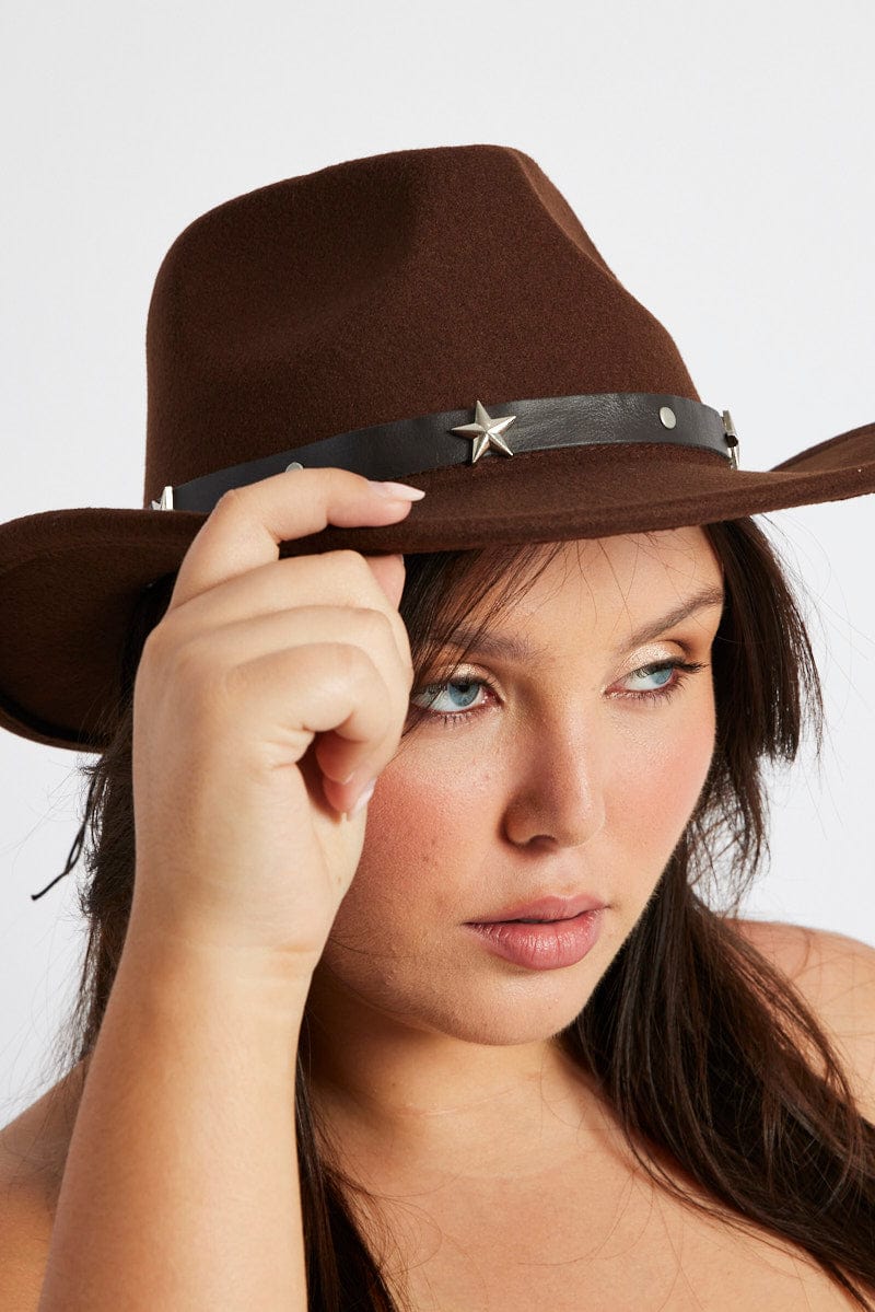 Brown Cowboy Hat
