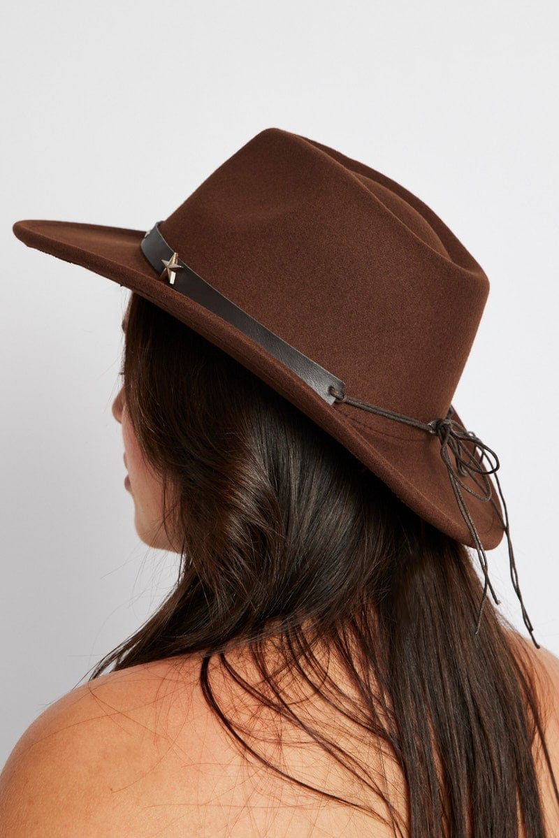 Brown Cowboy Hat - Image 2
