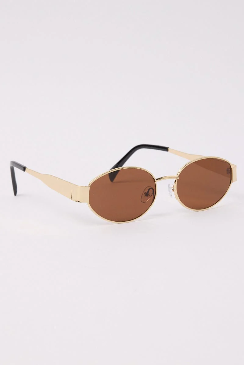 Brown Fashion Sunglasses
