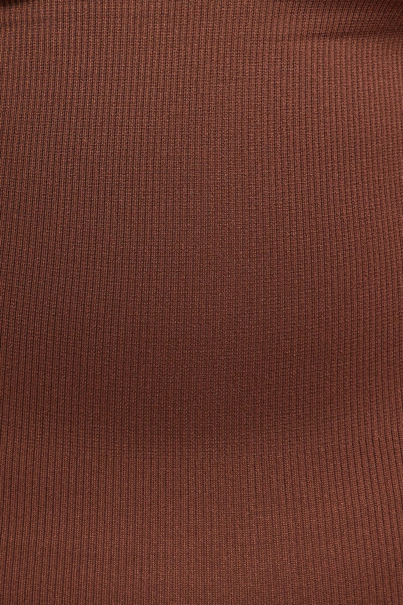 Brown Seamless Sculpting Bodysuit - Image 6