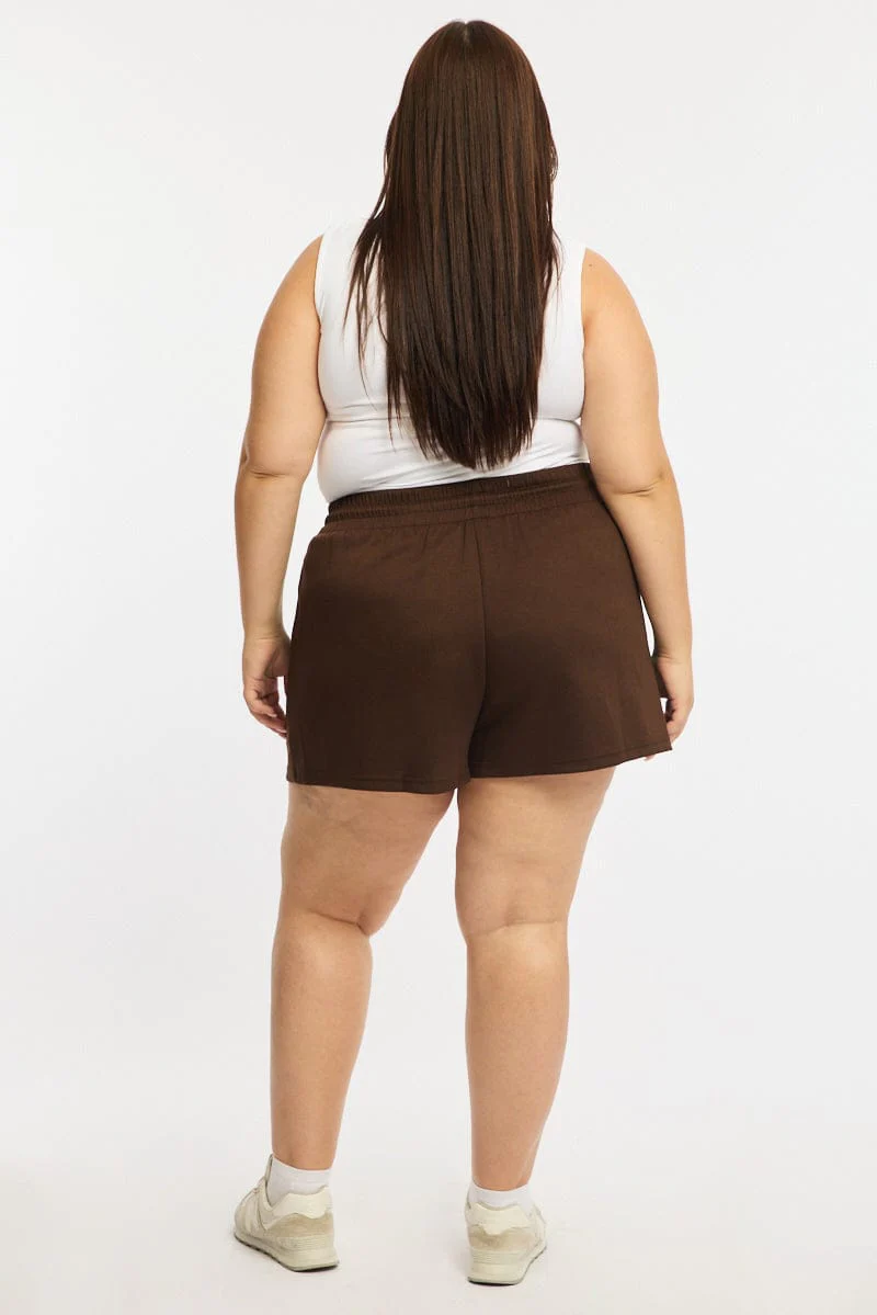 Brown Track Shorts - Image 5